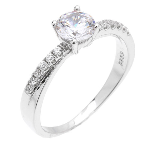 bague femme argent zirconium 8100930