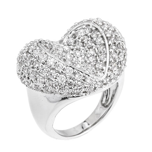 bague femme argent zirconium 8101103