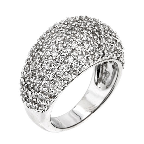 bague femme argent zirconium 8101121