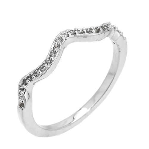 bague femme argent zirconium 8101139