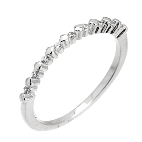 bague femme argent zirconium 8101140