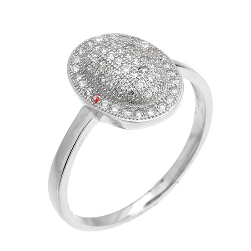 bague femme argent zirconium 8101335