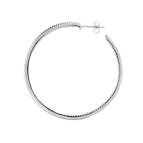 boucle oreille femme argent zirconium 8800042 pic3