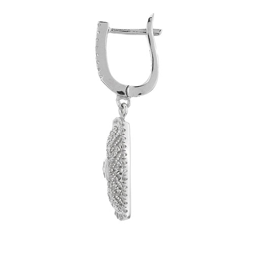 boucle oreille femme argent zirconium 9300266 pic3