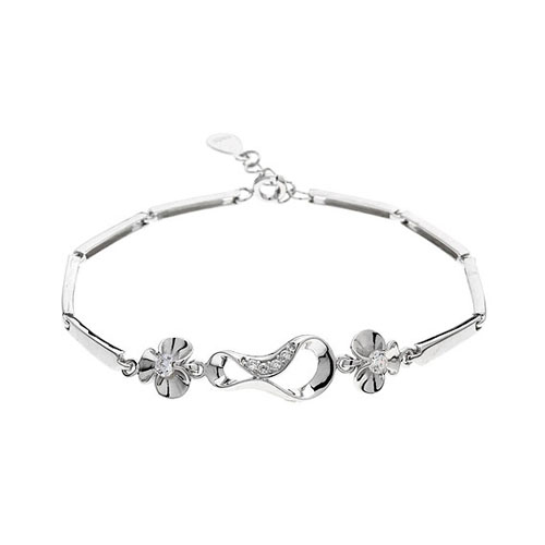 bracelet femme argent zirconium 9500068