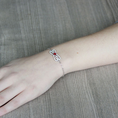 bracelet femme argent zirconium 9500174 pic5