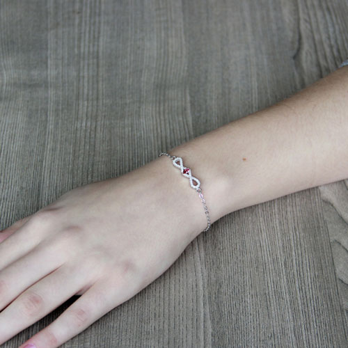 bracelet femme argent zirconium 9500186 pic4