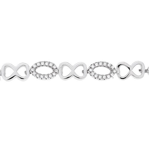 bracelet femme argent zirconium 9500205 pic2