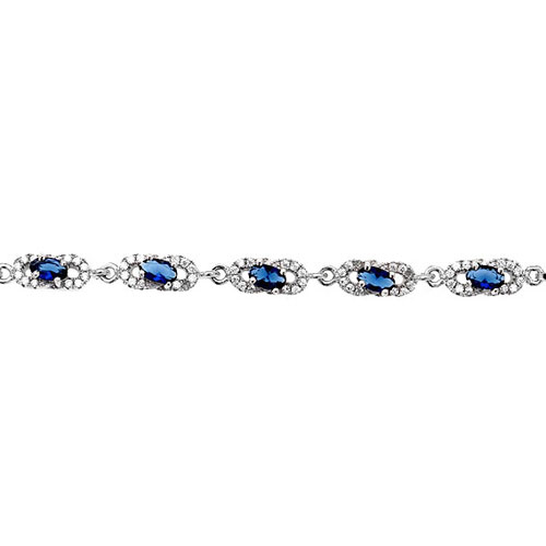 bracelet femme argent zirconium 9500215 pic2