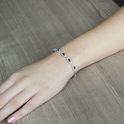 bracelet femme argent zirconium 9500215 pic4