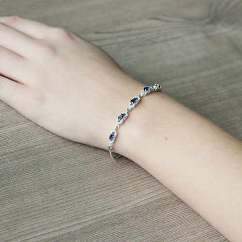bracelet femme argent zirconium 9500215 pic5