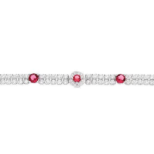 bracelet femme argent zirconium 9500260 pic2