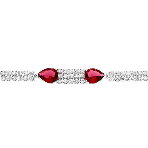 bracelet femme argent zirconium 9500261 pic2