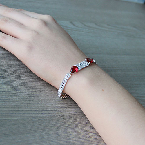 bracelet femme argent zirconium 9500261 pic5