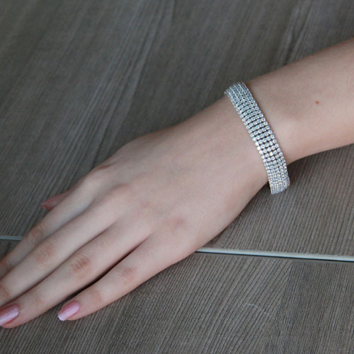 bracelet femme argent zirconium 9500272 pic4