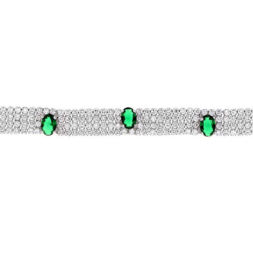 bracelet femme argent zirconium 9500277 pic2