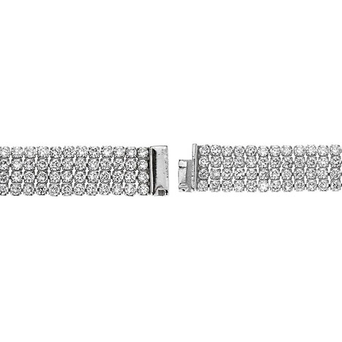bracelet femme argent zirconium 9500277 pic3