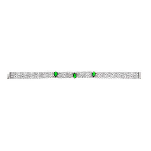 bracelet femme argent zirconium 9500277