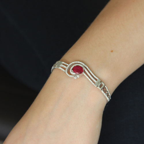 bracelet femme argent zirconium 9500302 pic4