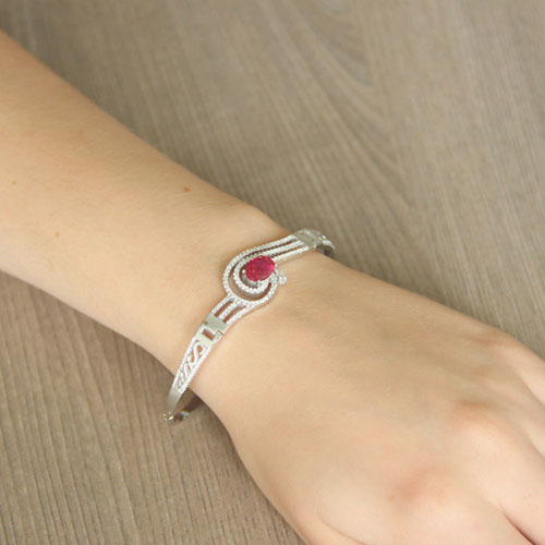 bracelet femme argent zirconium 9500302 pic5