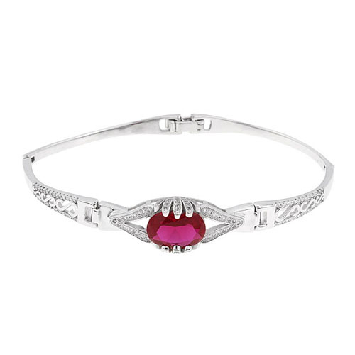 bracelet femme argent zirconium 9500306