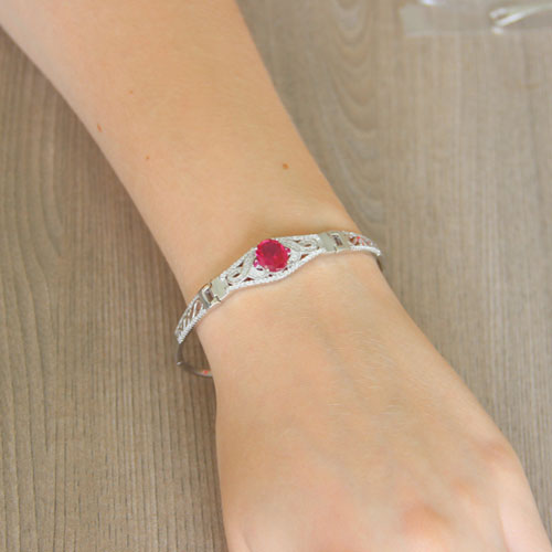 bracelet femme argent zirconium 9500310 pic5
