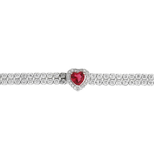 bracelet femme argent zirconium 9500416 pic2