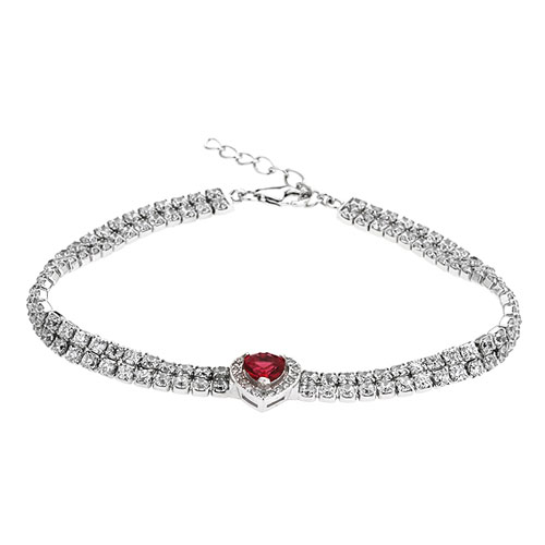 bracelet femme argent zirconium 9500416