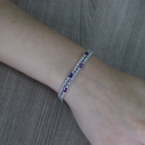 bracelet femme argent zirconium 9500418 pic4