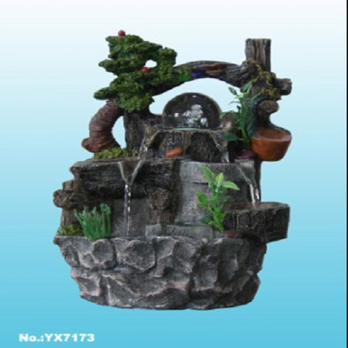 Fontaine d'eau de table style turbine, mini fontaine, fontaine d'intérieur  fontaine artisanale véritable fabrication artisanale à partir de noix de  coco et de bambou -  France