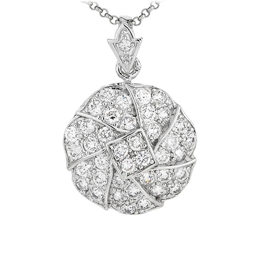 pendentif argent zirconium 8300923