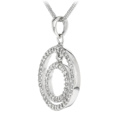 pendentif femme argent zirconium 8300088 pic2