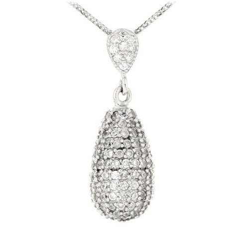 pendentif femme argent zirconium 8300138