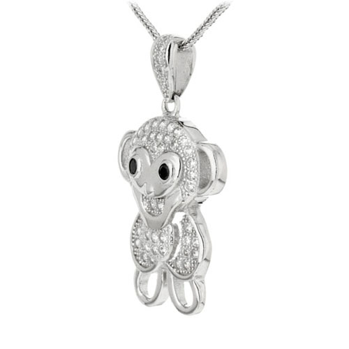 pendentif femme argent zirconium 8300164 pic2