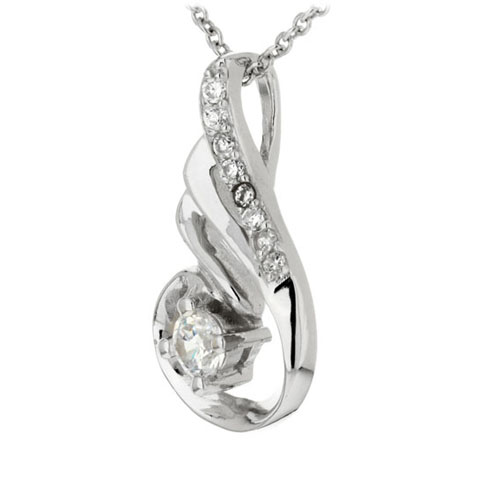 pendentif femme argent zirconium 8300170 pic2