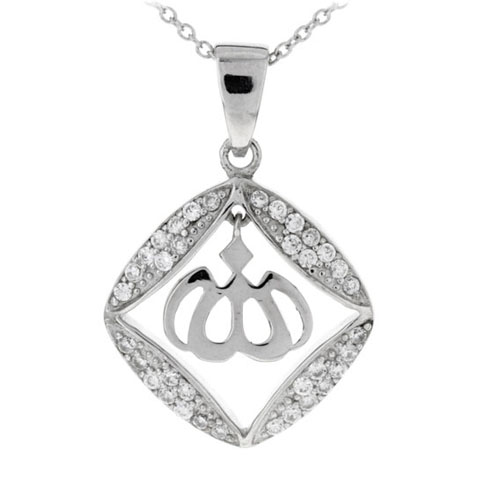 pendentif femme argent zirconium 8300199