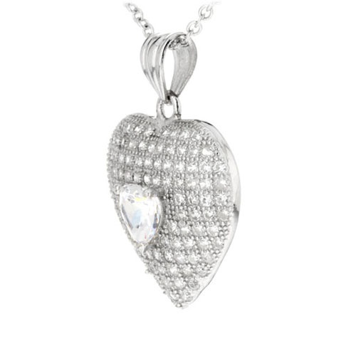 pendentif femme argent zirconium 8300208 pic2