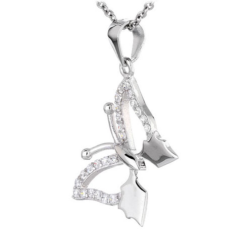 pendentif femme argent zirconium 8300466 pic2