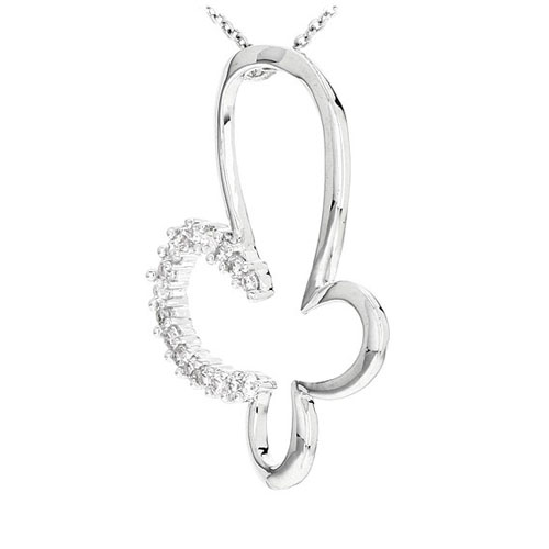 pendentif femme argent zirconium 8300500 pic2