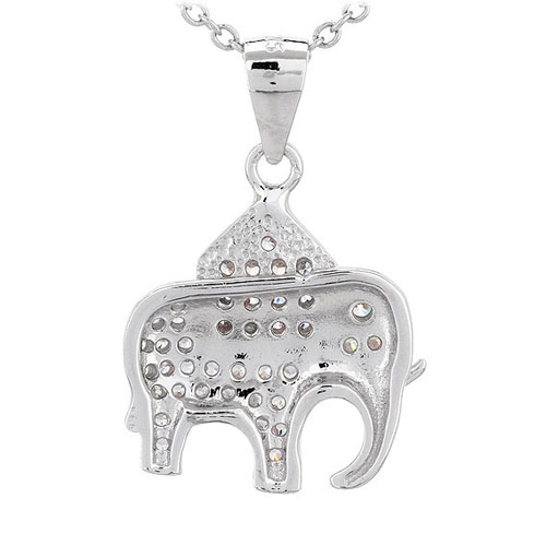 pendentif femme argent zirconium 8300589 pic3