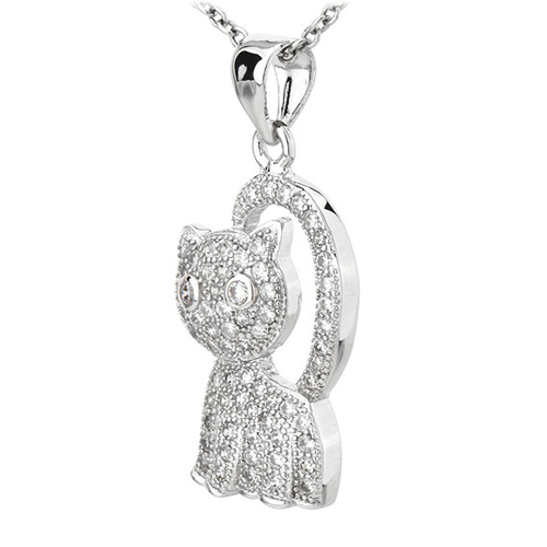 pendentif femme argent zirconium 8300807 pic2