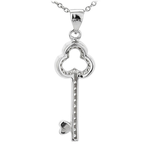 pendentif femme argent zirconium 8300817 pic3