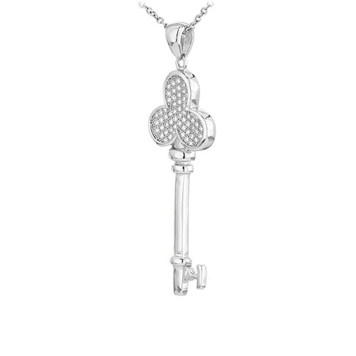 pendentif femme argent zirconium 8300961 pic2