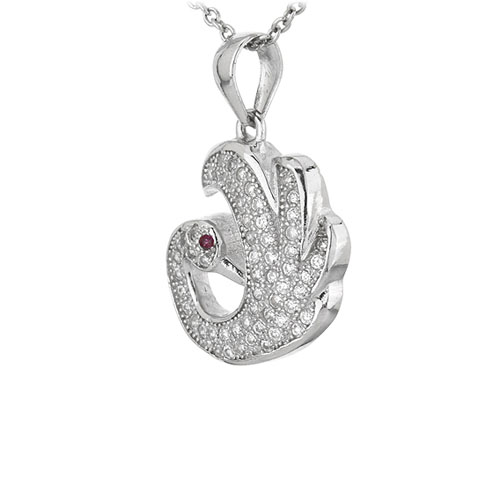 pendentif femme argent zirconium 8301053 pic2