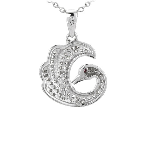 pendentif femme argent zirconium 8301053 pic3