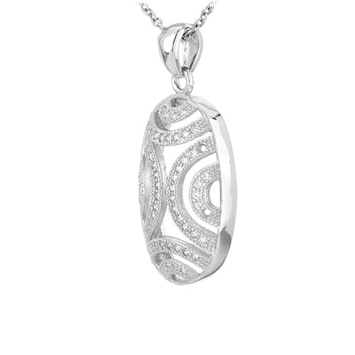 pendentif femme argent zirconium 8301057 pic2