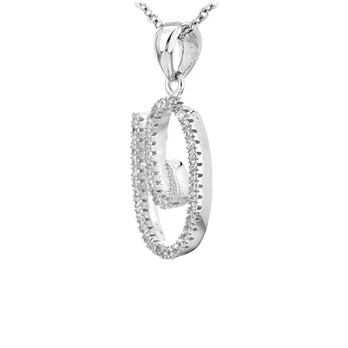 pendentif femme argent zirconium 8301067 pic2