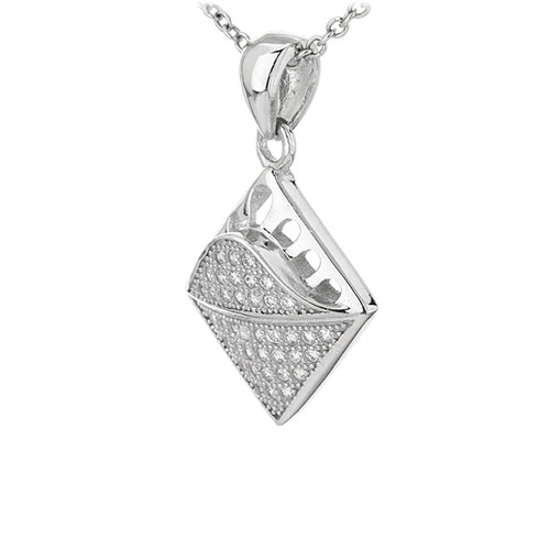 pendentif femme argent zirconium 8301096 pic2