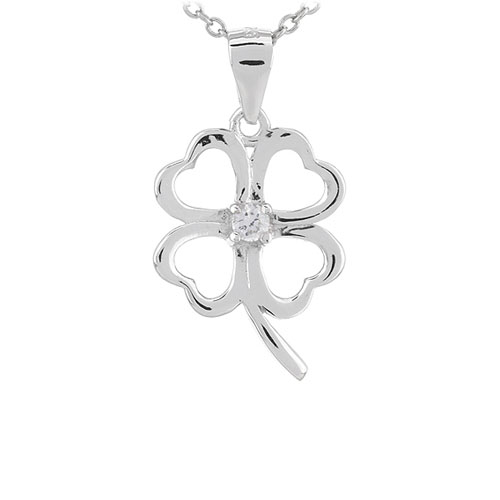 pendentif femme argent zirconium 8301128