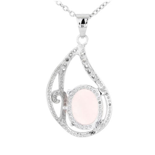 pendentif femme argent zirconium cristal 8300288 pic3